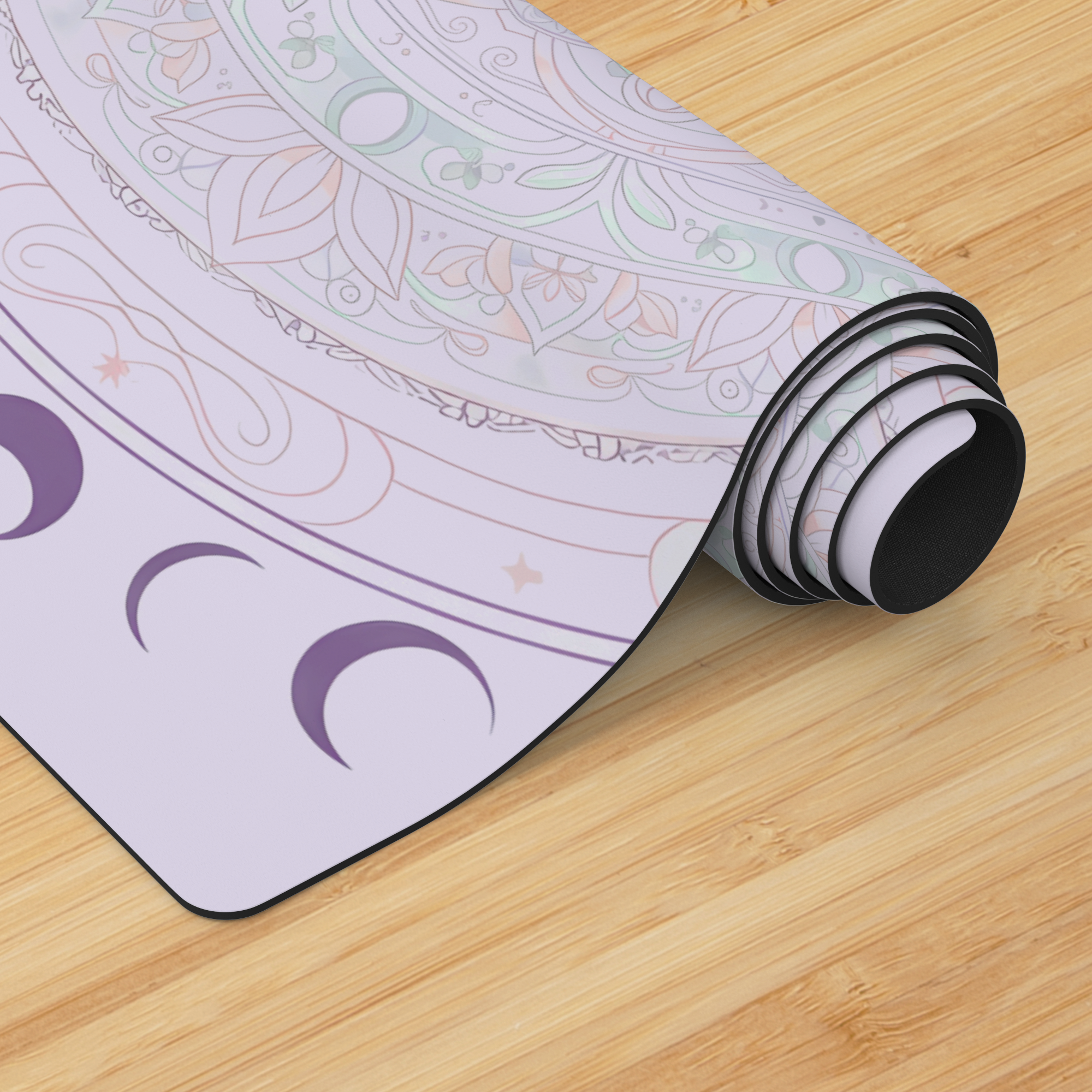 Celestial_Cat_Mandala__Premium_Rubber_YogaMat_CloseUp_Folded_V_AS_Mockup.png