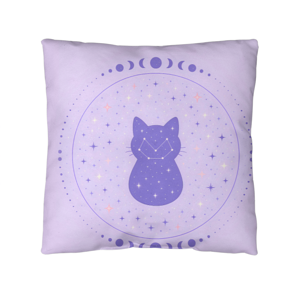 Celestial Cat Constellation Pillow — cozy, cute, cosmic 🐾✨