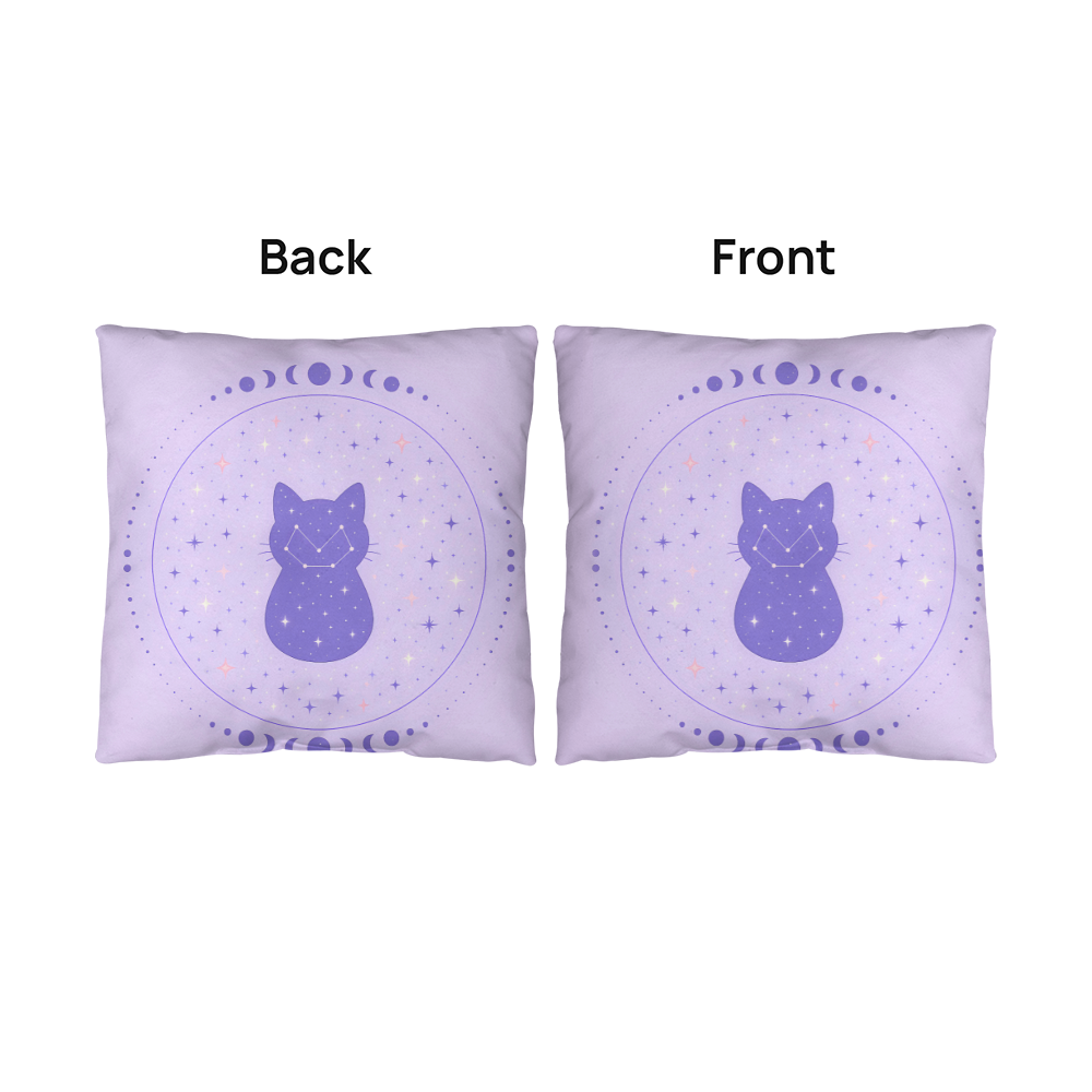 Celestial Cat Constellation Pillow — cozy, cute, cosmic 🐾✨